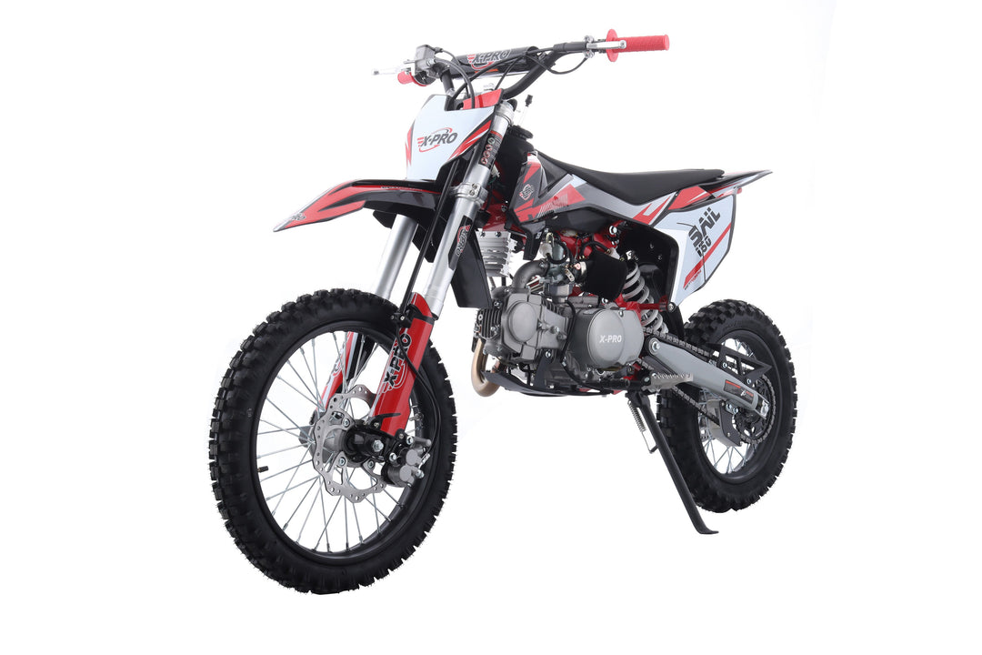 Free Shipping! X-PRO Sail 150 Dirt Bike with 4-speed Manual Transmission! Kick Start, Big 17in/14in Tires! Zongshen Brand Engine!