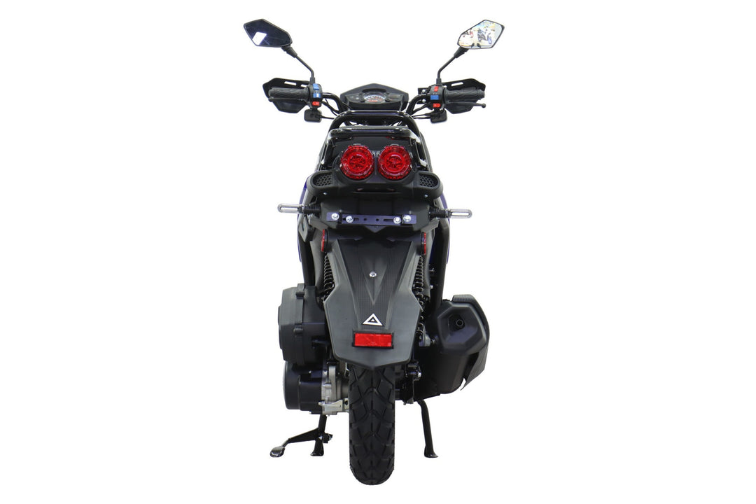 Free Shipping! X-PRO Lanai 150cc Moped Scooter with 12" Aluminum Wheels, Electric/Kick Start, Dual Headlights and Tail Lights!