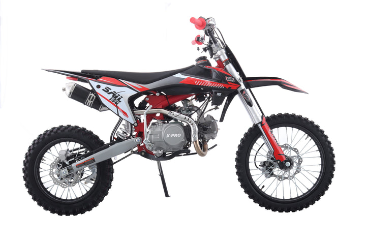 Free Shipping! X-PRO Sail 150 Dirt Bike with 4-speed Manual Transmission! Kick Start, Big 17in/14in Tires! Zongshen Brand Engine!