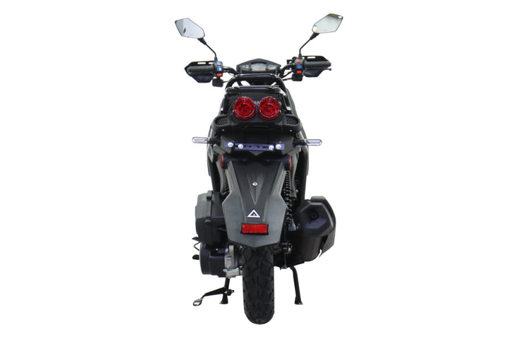 Free Shipping! X-PRO Lanai 150cc Moped Scooter with 12" Aluminum Wheels, Electric/Kick Start, Dual Headlights and Tail Lights!