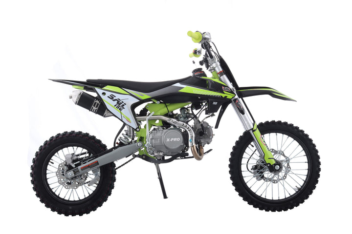 Free Shipping! X-PRO Sail 150 Dirt Bike with 4-speed Manual Transmission! Kick Start, Big 17in/14in Tires! Zongshen Brand Engine!