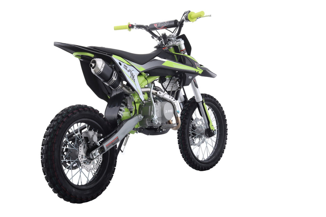 Free Shipping! X-PRO Sail 150 Dirt Bike with 4-speed Manual Transmission! Kick Start, Big 17in/14in Tires! Zongshen Brand Engine!