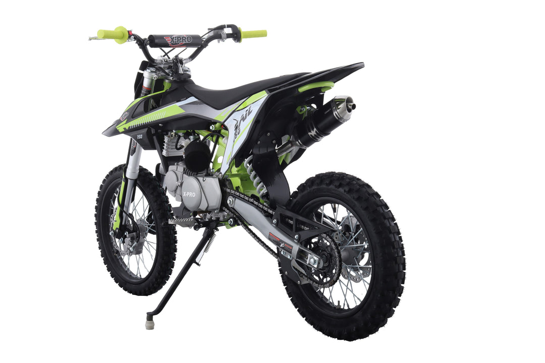 Free Shipping! X-PRO Sail 150 Dirt Bike with 4-speed Manual Transmission! Kick Start, Big 17in/14in Tires! Zongshen Brand Engine!