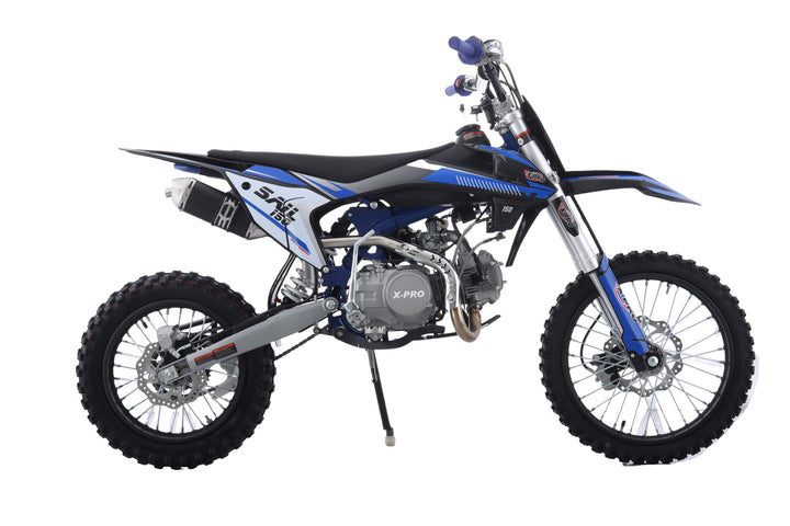 Free Shipping! X-PRO Sail 150 Dirt Bike with 4-speed Manual Transmission! Kick Start, Big 17in/14in Tires! Zongshen Brand Engine!