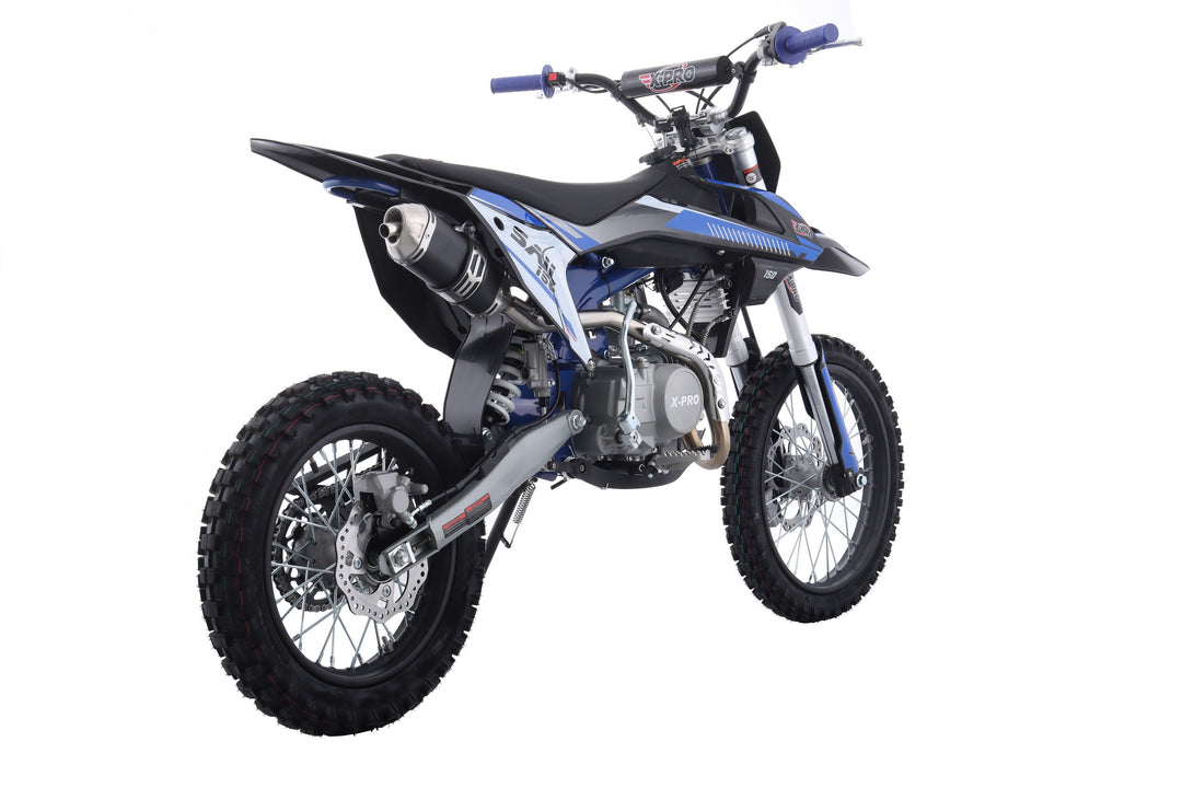 Free Shipping! X-PRO Sail 150 Dirt Bike with 4-speed Manual Transmission! Kick Start, Big 17in/14in Tires! Zongshen Brand Engine!