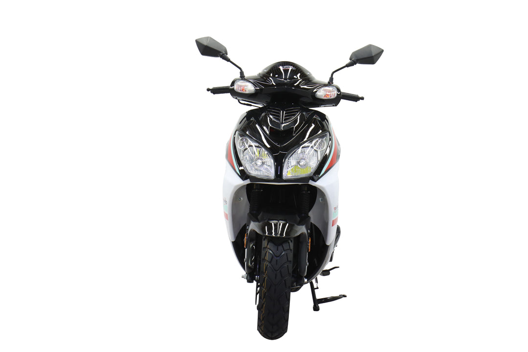 Free Shipping! X-PRO Fiji 150cc Moped Scooter with 13" Aluminum Wheels, Electric/Kick Start! Large LED Headlights!