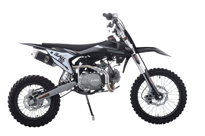 Free Shipping! X-PRO Sail 150 Dirt Bike with 4-speed Manual Transmission! Kick Start, Big 17in/14in Tires! Zongshen Brand Engine!