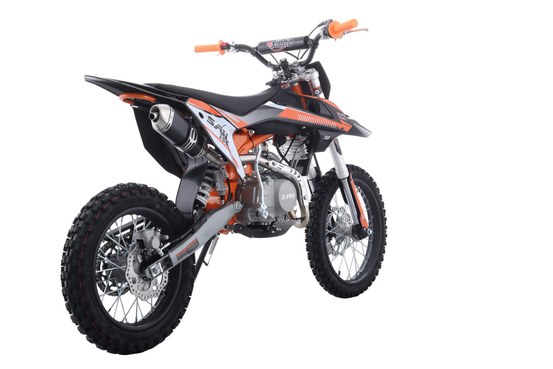 Free Shipping! X-PRO Sail 150 Dirt Bike with 4-speed Manual Transmission! Kick Start, Big 17in/14in Tires! Zongshen Brand Engine!