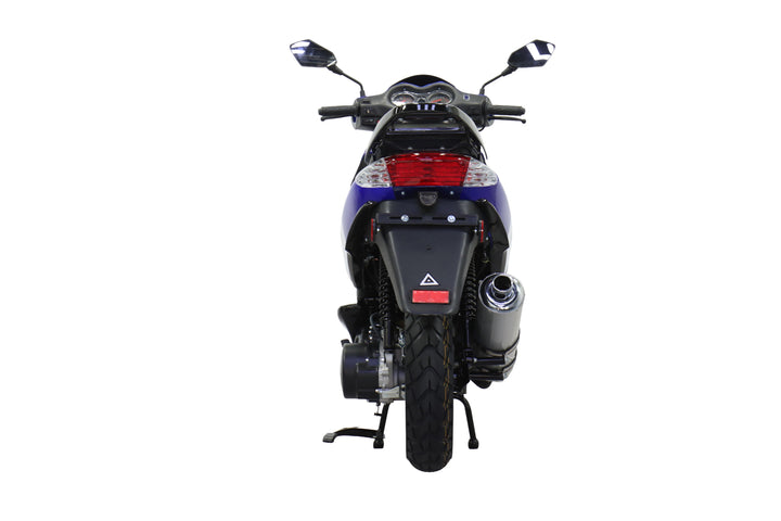 Free Shipping! X-PRO Fiji 150cc Moped Scooter with 13" Aluminum Wheels, Electric/Kick Start! Large LED Headlights!