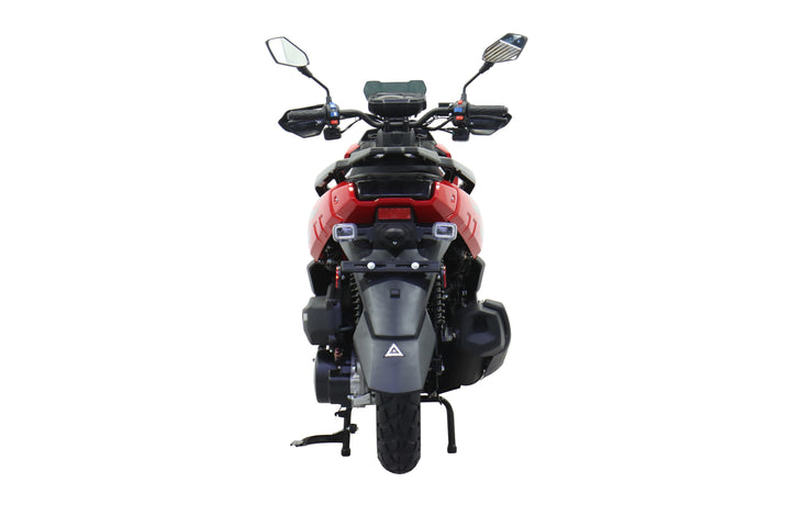 Free Shipping! X-PRO Tank 150cc Moped Scooter with 12" Aluminum Wheels, Electric/Kick Start, Large LED Headlights!