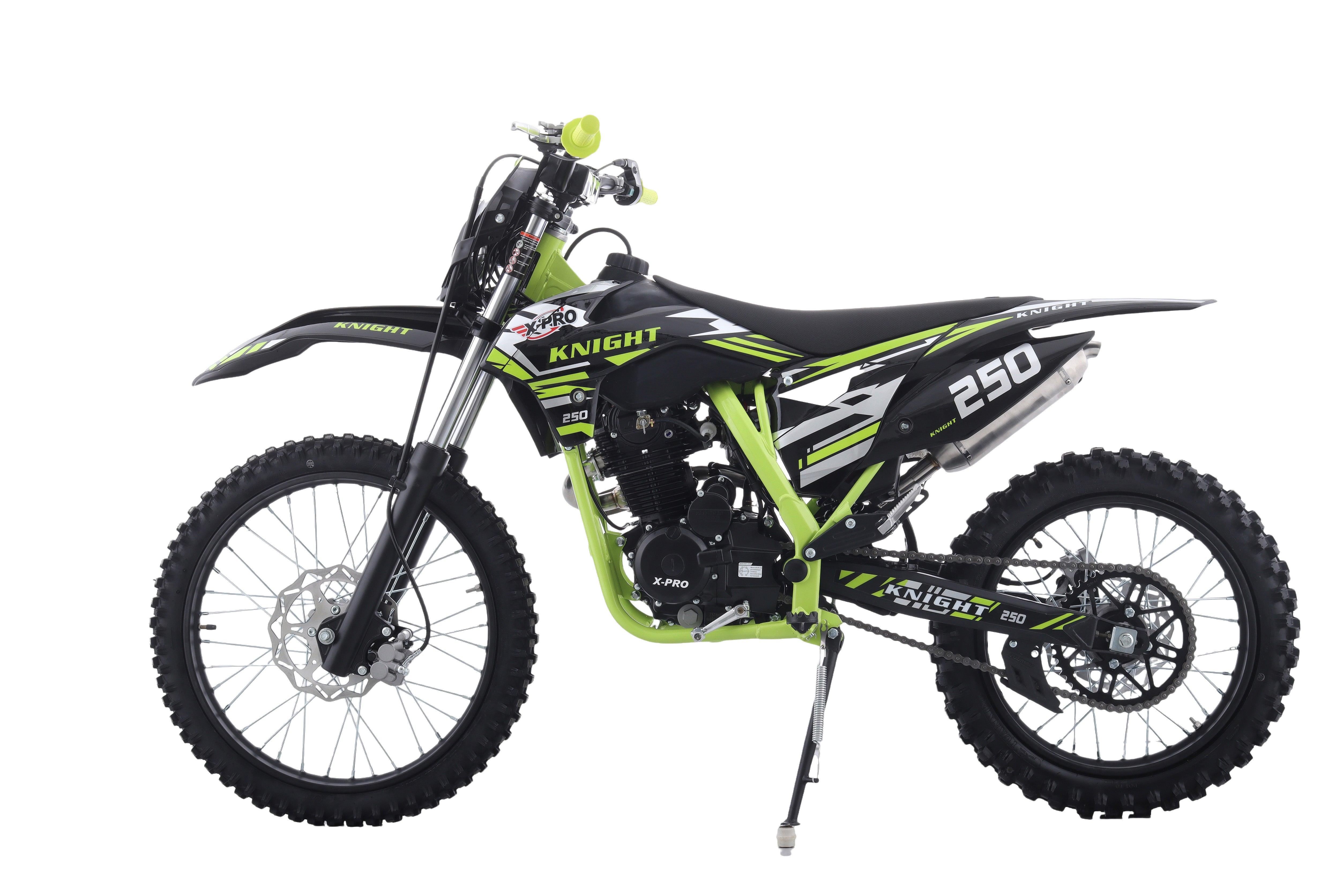 Free Shipping! X-PRO Knight 250 Dirt Bike with LED Headlight, 5