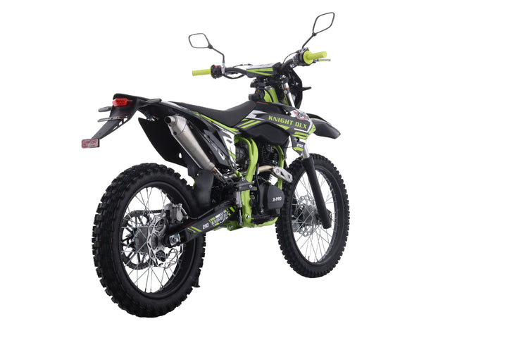Free Shipping! X-PRO Knight DLX 250 Dirt Bike with All Lights and 5-Speed Manual Transmission, Electric/Kick Start! Big 21in/18in Wheels! Zongshen Brand Engine!