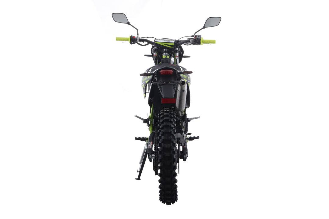 Free Shipping! X-PRO Knight DLX 250 Dirt Bike with All Lights and 5-Speed Manual Transmission, Electric/Kick Start! Big 21in/18in Wheels! Zongshen Brand Engine!