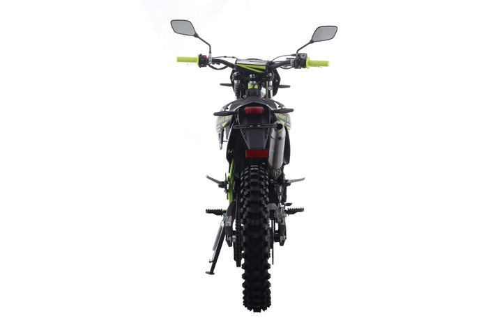 Free Shipping! X-PRO Knight DLX 250 Dirt Bike with All Lights and 5-Speed Manual Transmission, Electric/Kick Start! Big 21in/18in Wheels! Zongshen Brand Engine!