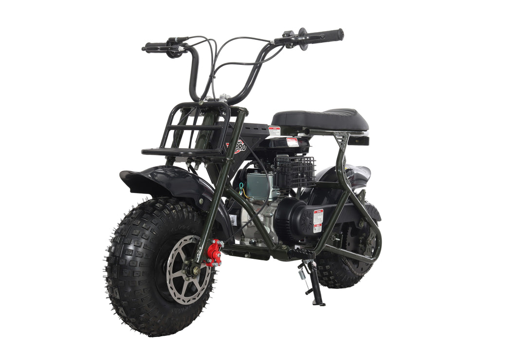 Free Shipping! X-PRO Falcon 105cc 4-Stroke Mini Dirt Bike for Kids, 6in Wheels, Up to 22Mph, Weight Support 165 LBS!