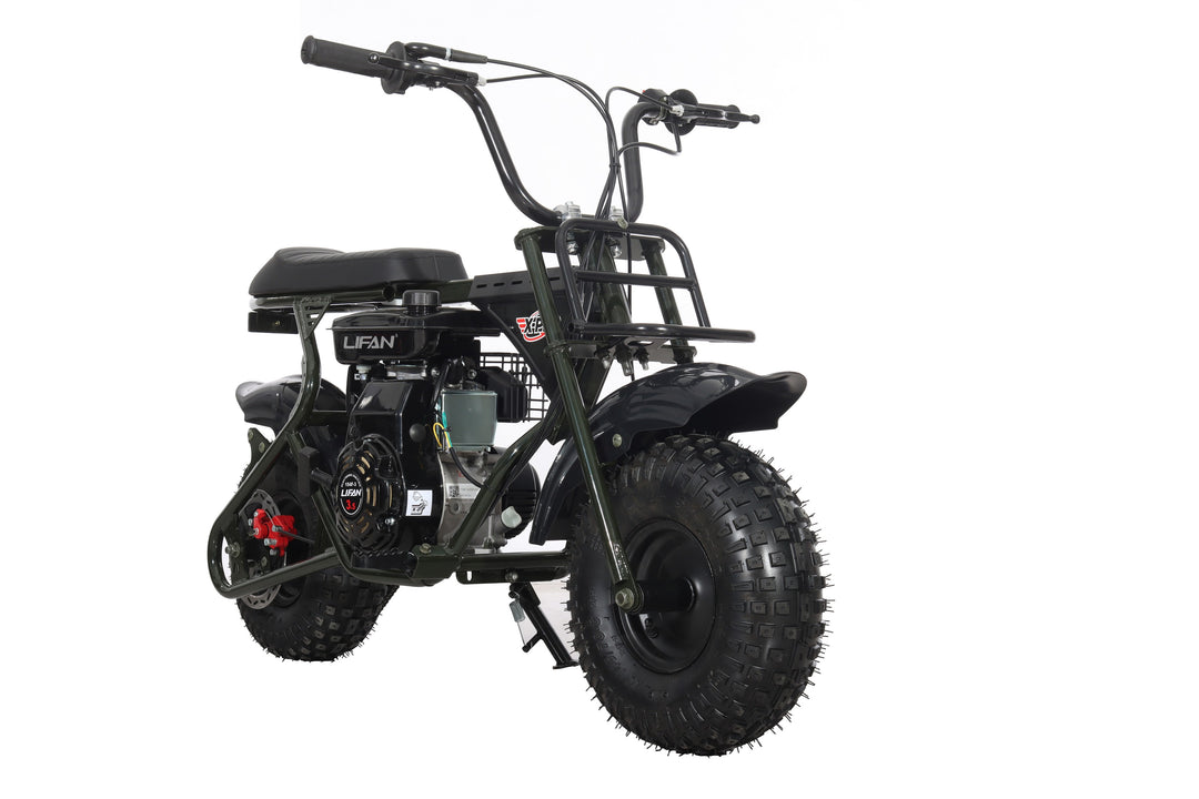 Free Shipping! X-PRO Falcon 105cc 4-Stroke Mini Dirt Bike for Kids, 6in Wheels, Up to 22Mph, Weight Support 165 LBS!