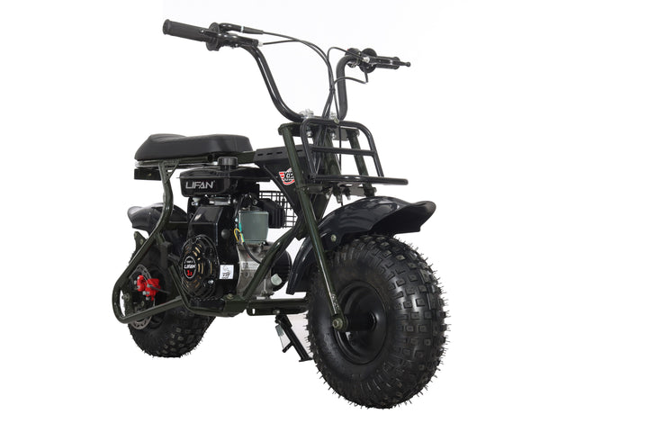 Free Shipping! X-PRO Falcon 105cc 4-Stroke Mini Dirt Bike for Kids, 6in Wheels, Up to 22Mph, Weight Support 165 LBS!