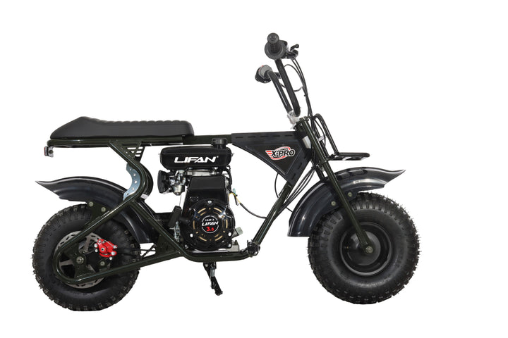 Free Shipping! X-PRO Falcon 105cc 4-Stroke Mini Dirt Bike for Kids, 6in Wheels, Up to 22Mph, Weight Support 165 LBS!