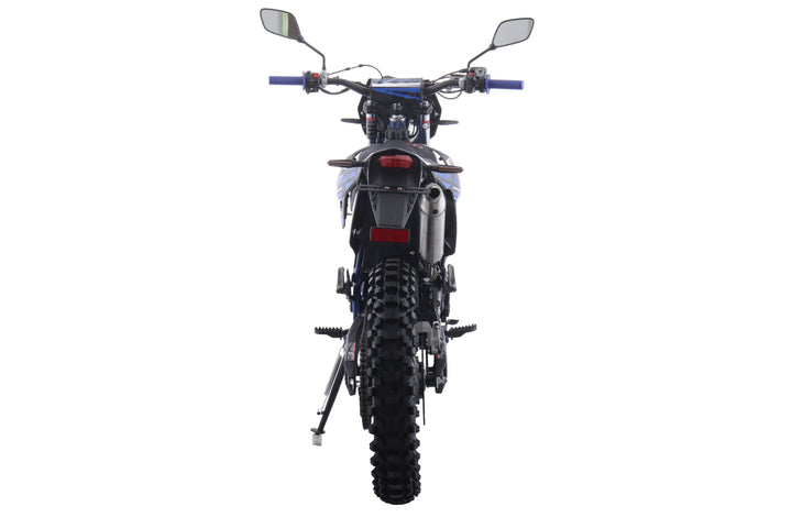 Free Shipping! X-PRO Knight DLX 250 Dirt Bike with All Lights and 5-Speed Manual Transmission, Electric/Kick Start! Big 21in/18in Wheels! Zongshen Brand Engine!