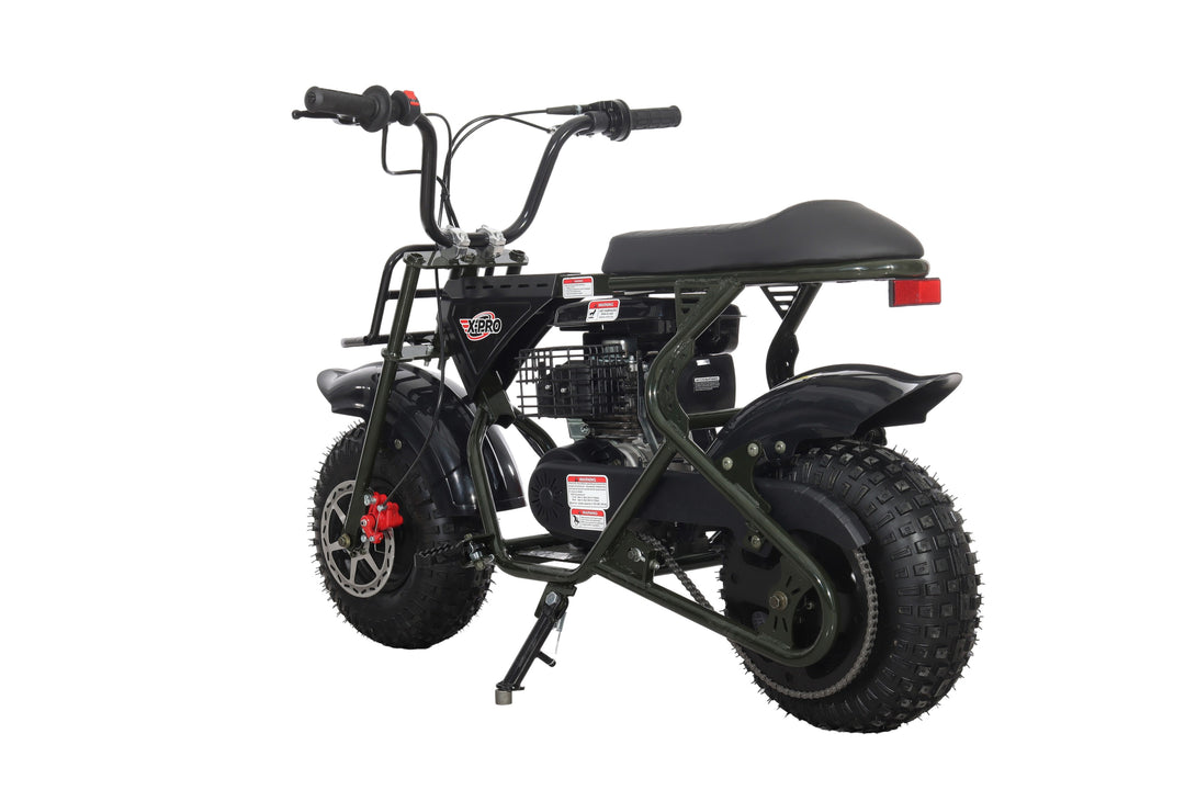 Free Shipping! X-PRO Falcon 105cc 4-Stroke Mini Dirt Bike for Kids, 6in Wheels, Up to 22Mph, Weight Support 165 LBS!