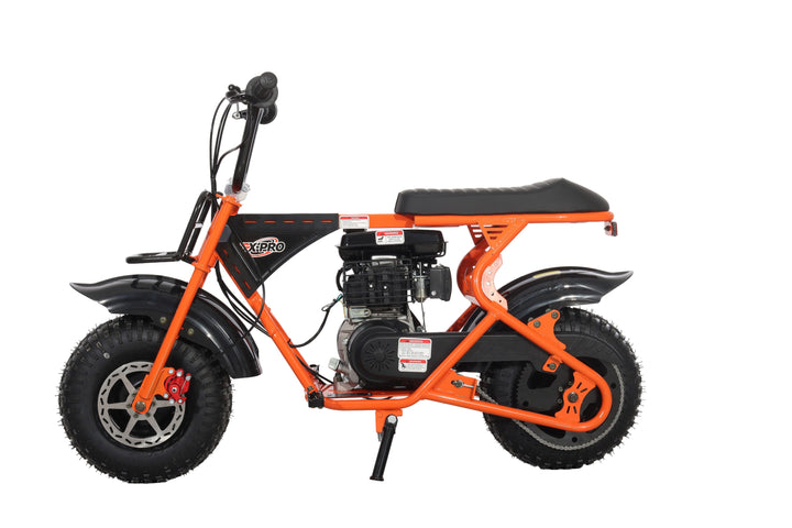 Free Shipping! X-PRO Falcon 105cc 4-Stroke Mini Dirt Bike for Kids, 6in Wheels, Up to 22Mph, Weight Support 165 LBS!