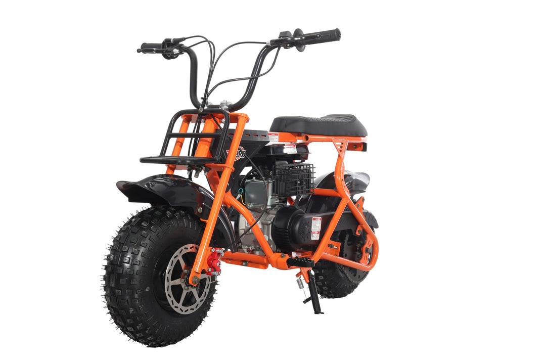 Free Shipping! X-PRO Falcon 105cc 4-Stroke Mini Dirt Bike for Kids, 6in Wheels, Up to 22Mph, Weight Support 165 LBS!