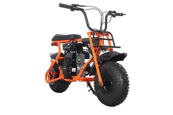 Free Shipping! X-PRO Falcon 105cc 4-Stroke Mini Dirt Bike for Kids, 6in Wheels, Up to 22Mph, Weight Support 165 LBS!