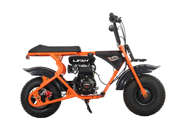 Free Shipping! X-PRO Falcon 105cc 4-Stroke Mini Dirt Bike for Kids, 6in Wheels, Up to 22Mph, Weight Support 165 LBS!