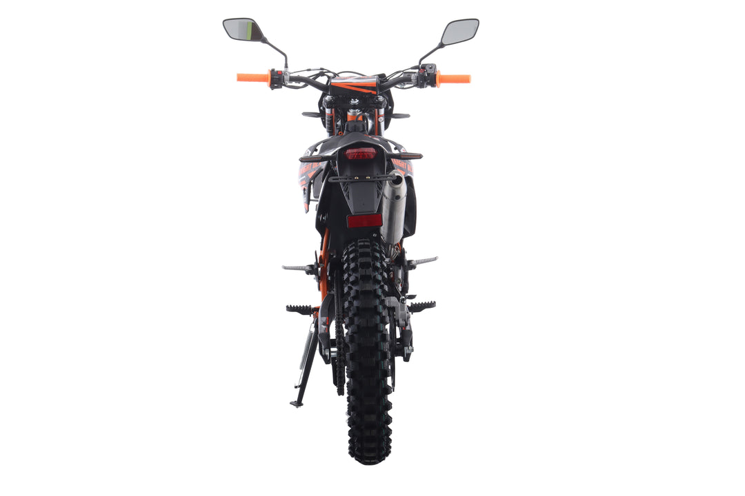 Free Shipping! X-PRO Knight DLX 250 Dirt Bike with All Lights and 5-Speed Manual Transmission, Electric/Kick Start! Big 21in/18in Wheels! Zongshen Brand Engine!