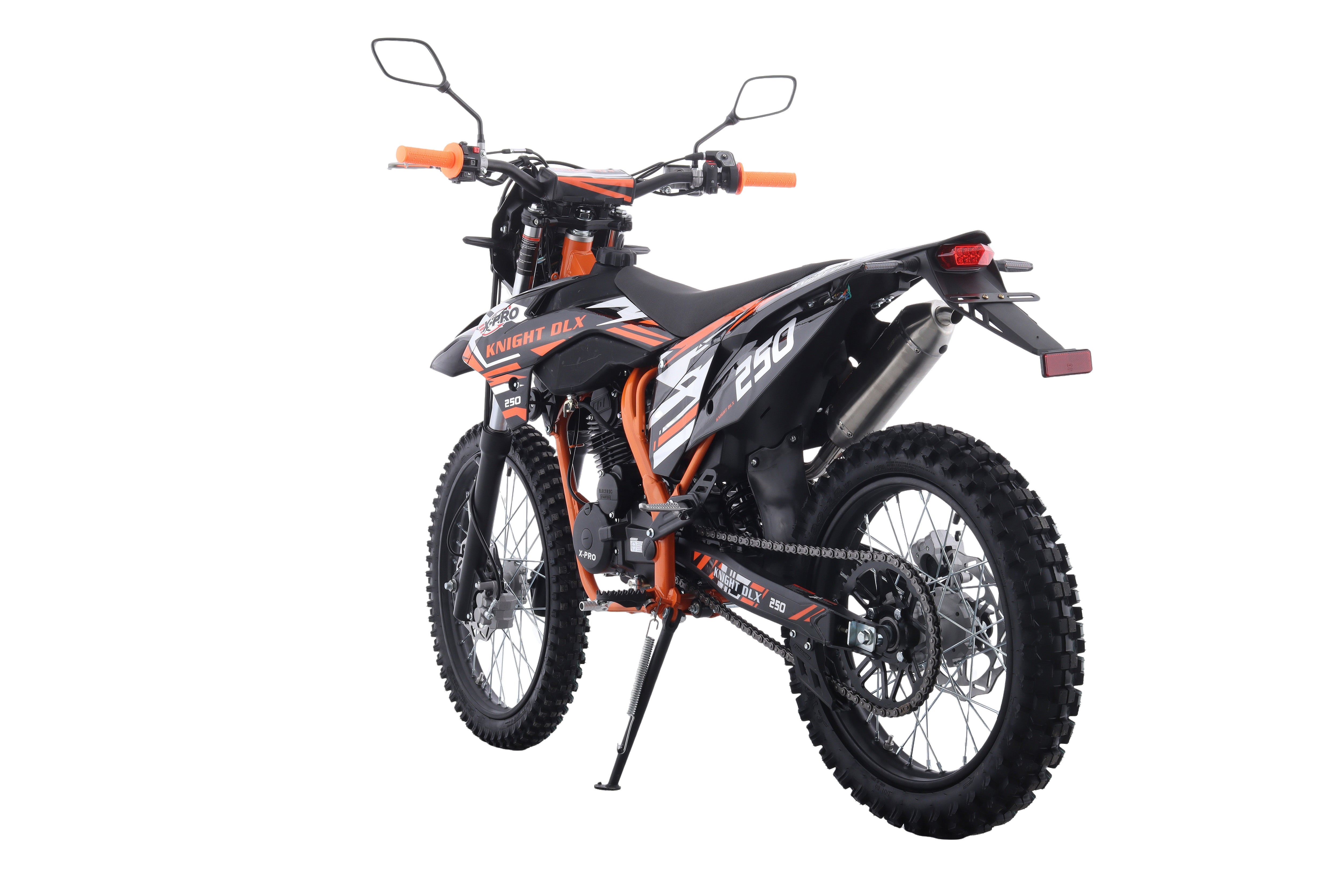 Free Shipping! X-PRO Knight DLX 250 Dirt Bike with All Lights and