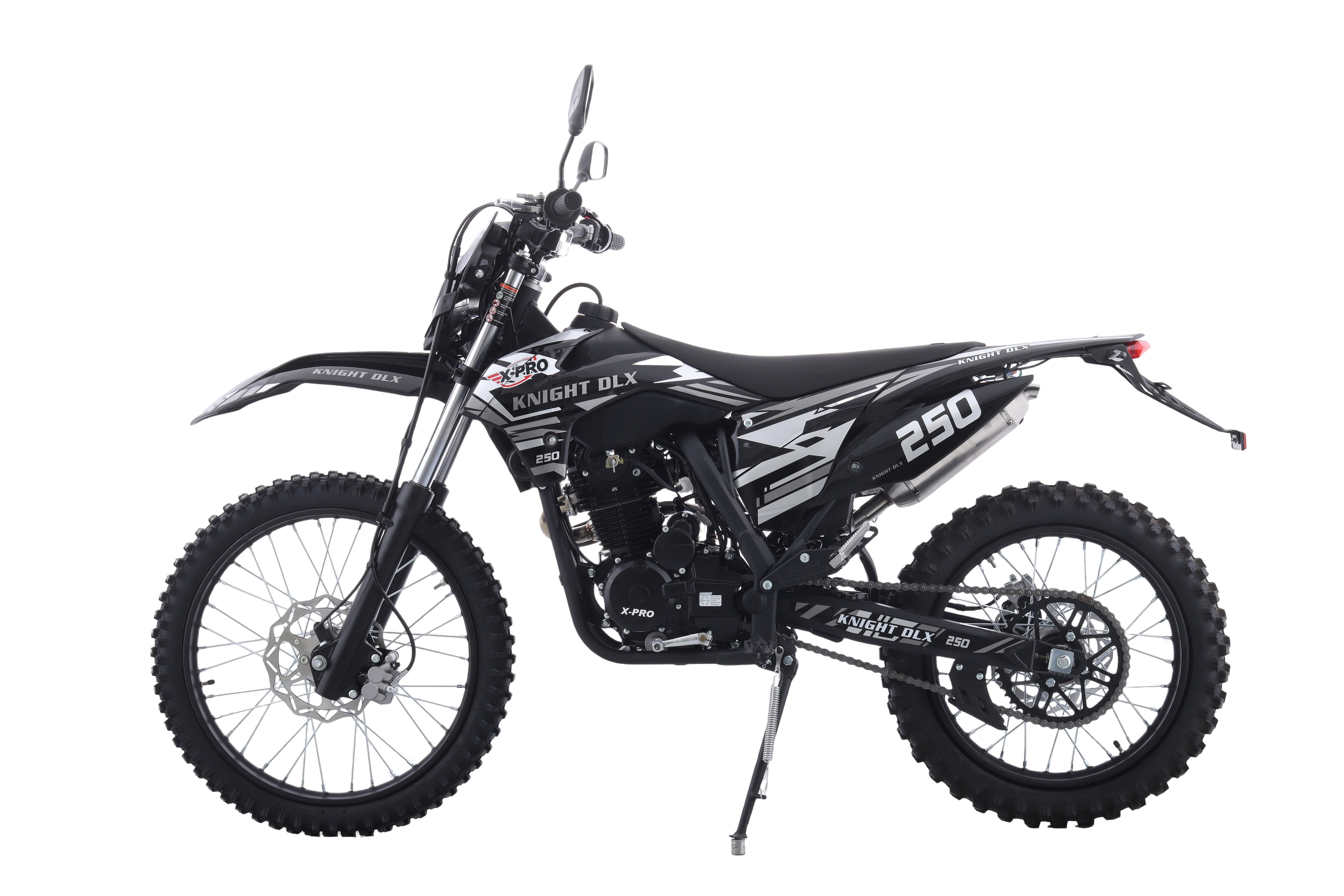 Free Shipping! X-PRO Knight DLX 250 Dirt Bike with All Lights and