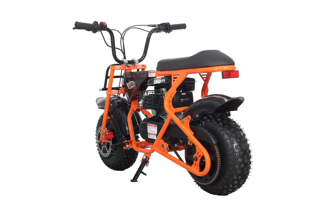 Free Shipping! X-PRO Falcon 105cc 4-Stroke Mini Dirt Bike for Kids, 6in Wheels, Up to 22Mph, Weight Support 165 LBS!