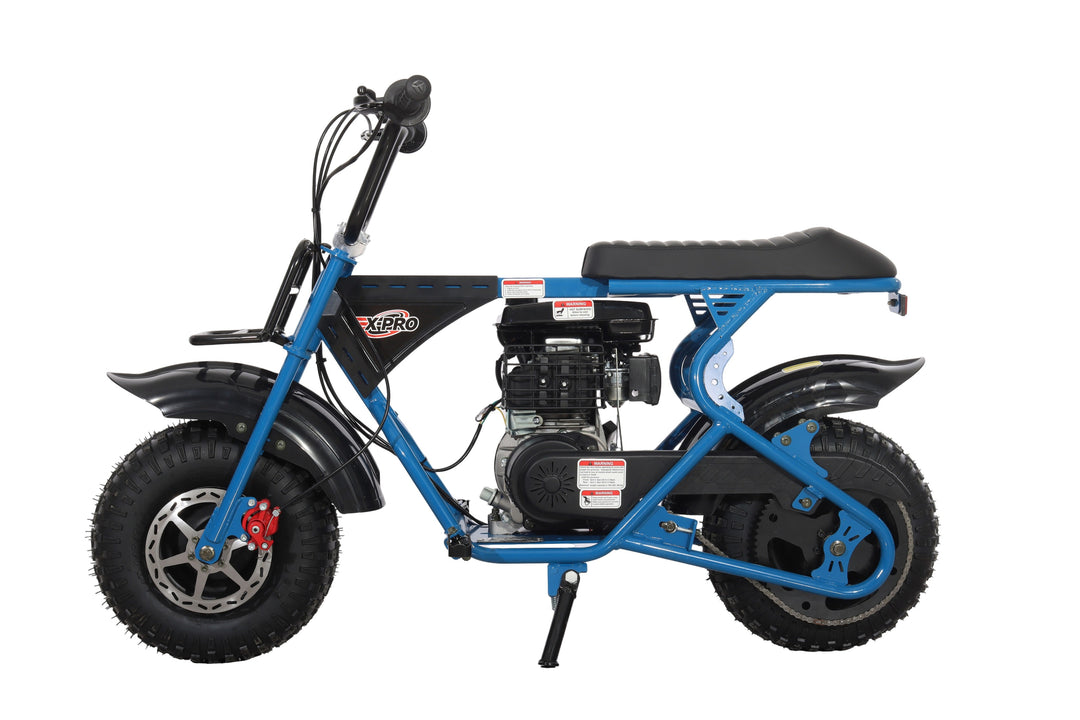 Free Shipping! X-PRO Falcon 105cc 4-Stroke Mini Dirt Bike for Kids, 6in Wheels, Up to 22Mph, Weight Support 165 LBS!