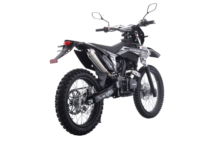 Free Shipping! X-PRO Knight DLX 250 Dirt Bike with All Lights and 5-Speed Manual Transmission, Electric/Kick Start! Big 21in/18in Wheels! Zongshen Brand Engine!