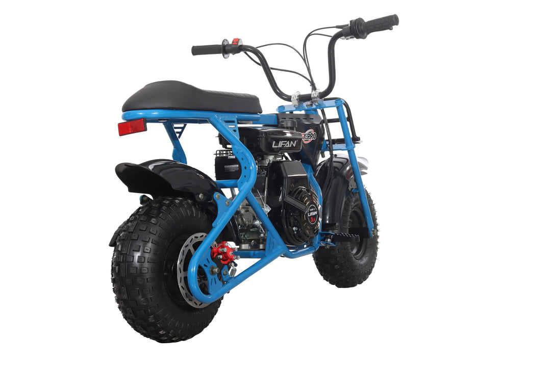 Free Shipping! X-PRO Falcon 105cc 4-Stroke Mini Dirt Bike for Kids, 6in Wheels, Up to 22Mph, Weight Support 165 LBS!