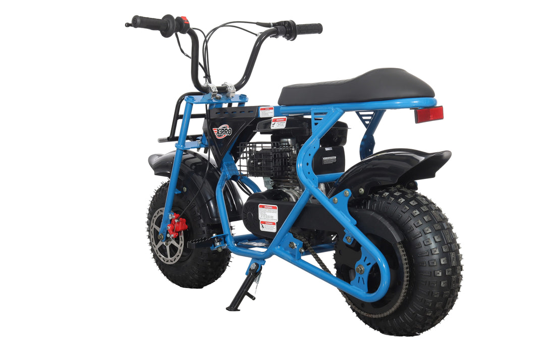 Free Shipping! X-PRO Falcon 105cc 4-Stroke Mini Dirt Bike for Kids, 6in Wheels, Up to 22Mph, Weight Support 165 LBS!