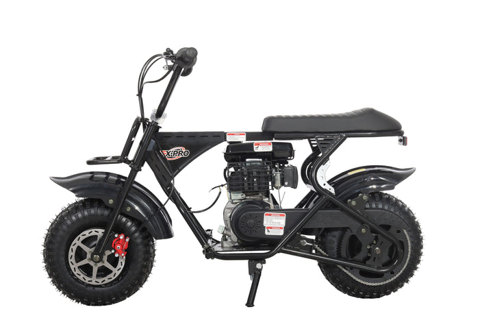 Free Shipping! X-PRO Falcon 105cc 4-Stroke Mini Dirt Bike for Kids, 6in Wheels, Up to 22Mph, Weight Support 165 LBS!