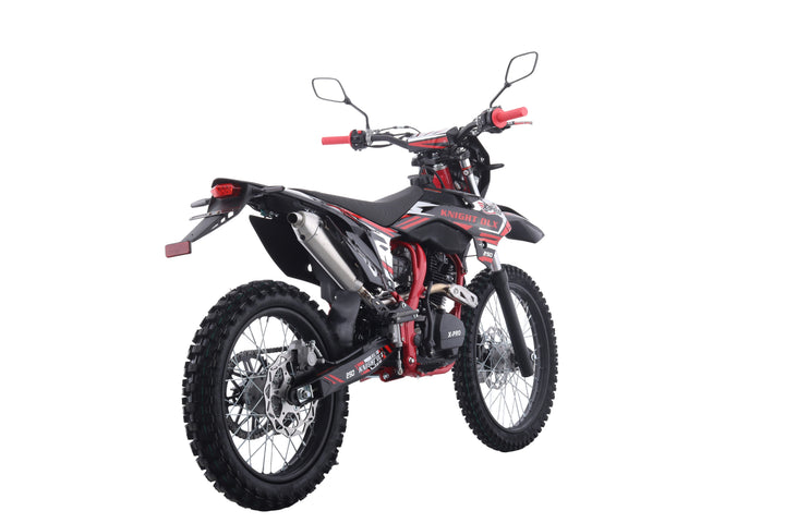 Free Shipping! X-PRO Knight DLX 250 Dirt Bike with All Lights and 5-Speed Manual Transmission, Electric/Kick Start! Big 21in/18in Wheels! Zongshen Brand Engine!