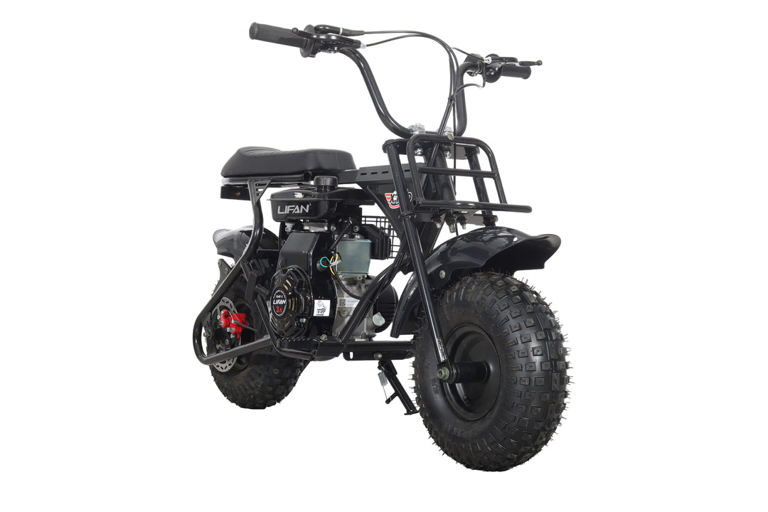 Free Shipping! X-PRO Falcon 105cc 4-Stroke Mini Dirt Bike for Kids, 6in Wheels, Up to 22Mph, Weight Support 165 LBS!