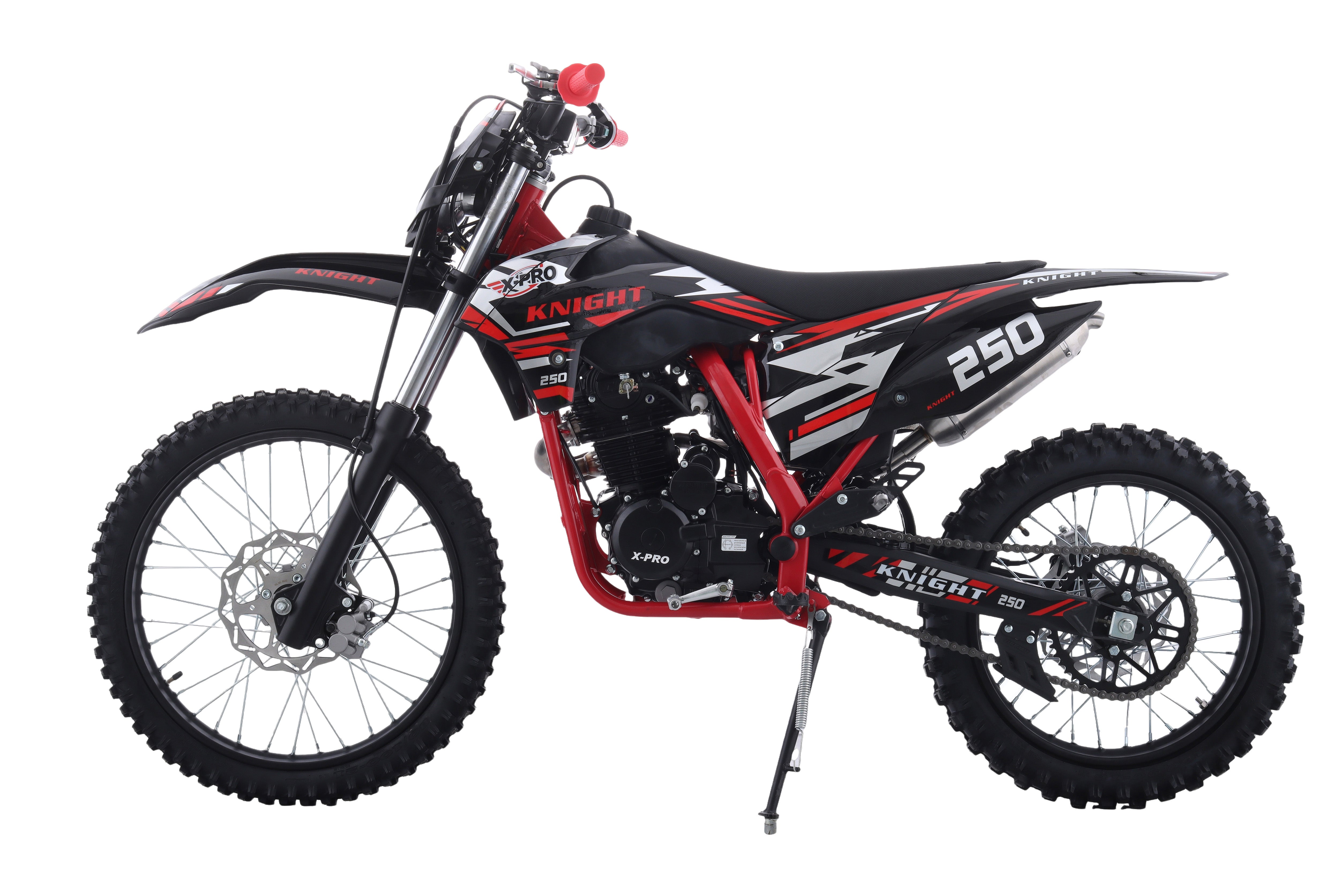 Free Shipping! X-PRO Knight 250 Dirt Bike with LED Headlight, 5