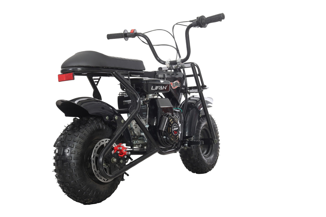 Free Shipping! X-PRO Falcon 105cc 4-Stroke Mini Dirt Bike for Kids, 6in Wheels, Up to 22Mph, Weight Support 165 LBS!