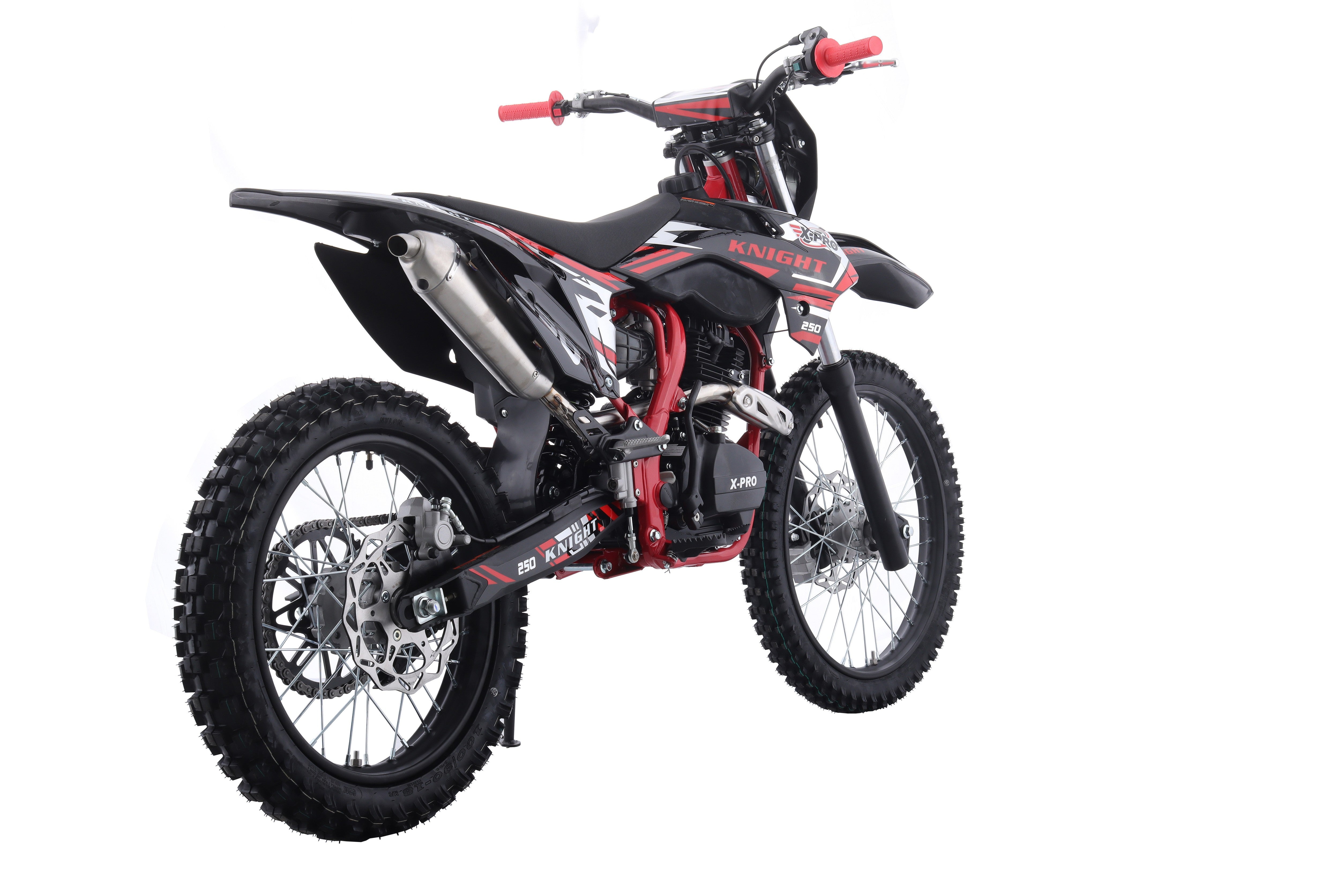 Free Shipping! X-PRO Knight 250 Dirt Bike with LED Headlight, 5
