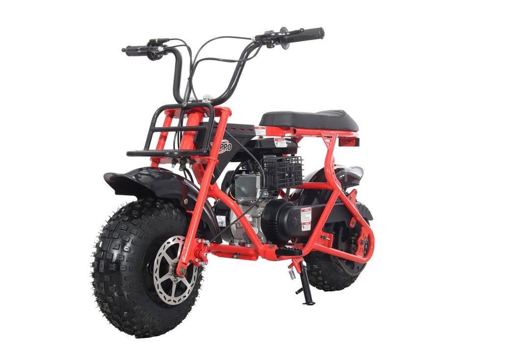 Free Shipping! X-PRO Falcon 105cc 4-Stroke Mini Dirt Bike for Kids, 6in Wheels, Up to 22Mph, Weight Support 165 LBS!