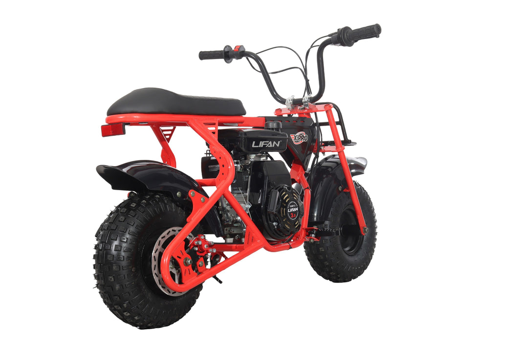 Free Shipping! X-PRO Falcon 105cc 4-Stroke Mini Dirt Bike for Kids, 6in Wheels, Up to 22Mph, Weight Support 165 LBS!