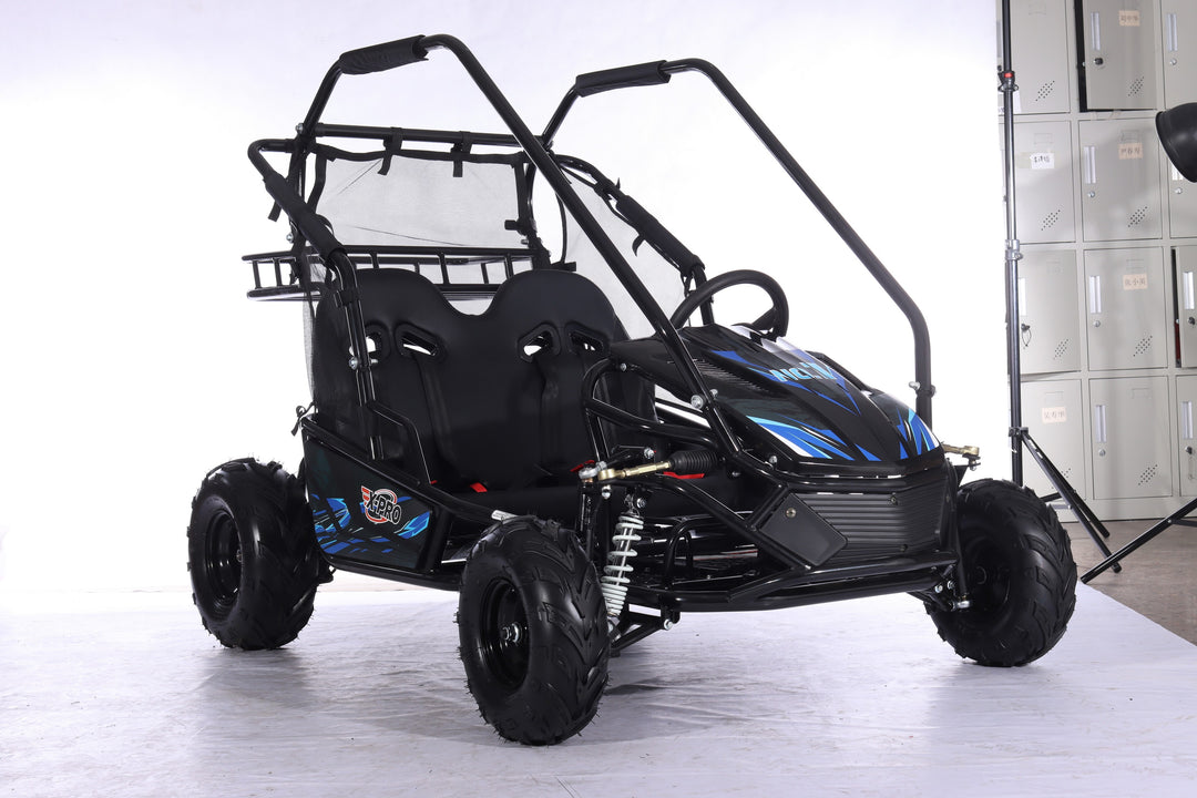 Free Shipping! X-PRO E-Rover 2000W 60V Kids Electric Go Kart with Reverse and Rear Disc Brake!