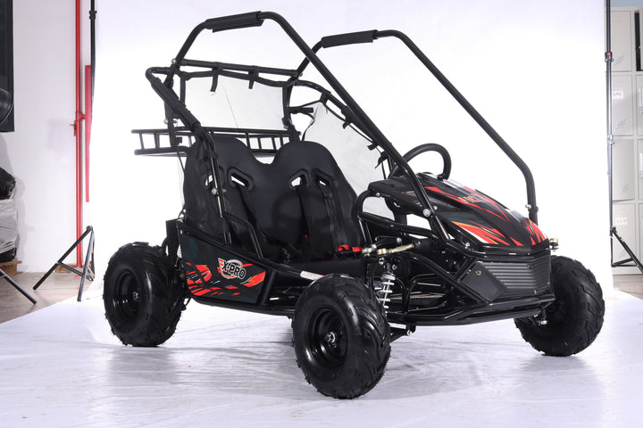 Free Shipping! X-PRO E-Rover 2000W 60V Kids Electric Go Kart with Reverse and Rear Disc Brake!