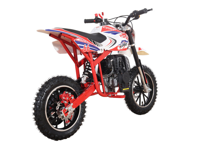 Free Shipping! X-PRO Cyclone 40cc Mini Dirt Bike With Hand Pull Start! Chain Drive, Disc Brakes!