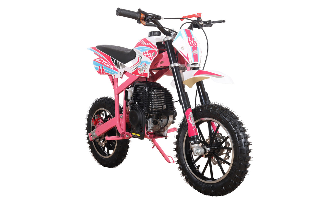 Free Shipping! X-PRO Cyclone 40cc Mini Dirt Bike With Hand Pull Start! Chain Drive, Disc Brakes!