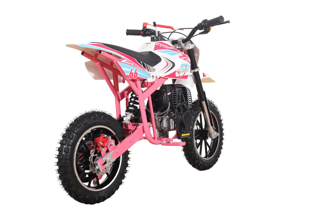 Free Shipping! X-PRO Cyclone 40cc Mini Dirt Bike With Hand Pull Start! Chain Drive, Disc Brakes!