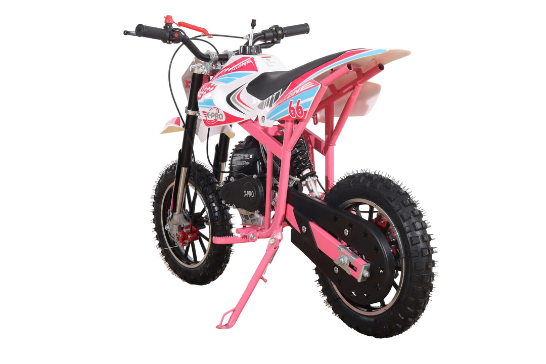 Free Shipping! X-PRO Cyclone 40cc Mini Dirt Bike With Hand Pull Start! Chain Drive, Disc Brakes!